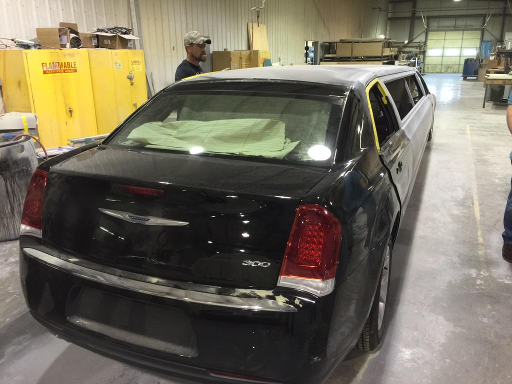 JeffPinnacle's tweet image. Excited about our newest vehicle being built! #Pinnaclecarservice #limoland