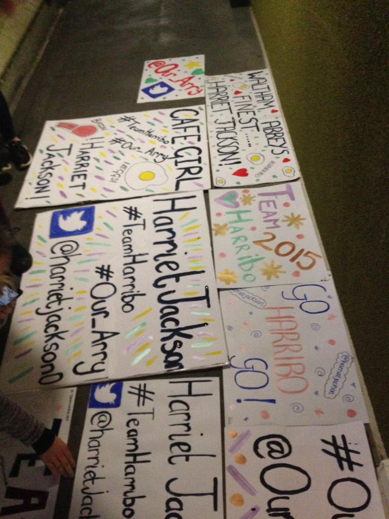 Our_Arry's tweet photo. Preparations for tomorrow !!! Banners are ready @harrietjackson0 http://t.co/Eitx4faOgK