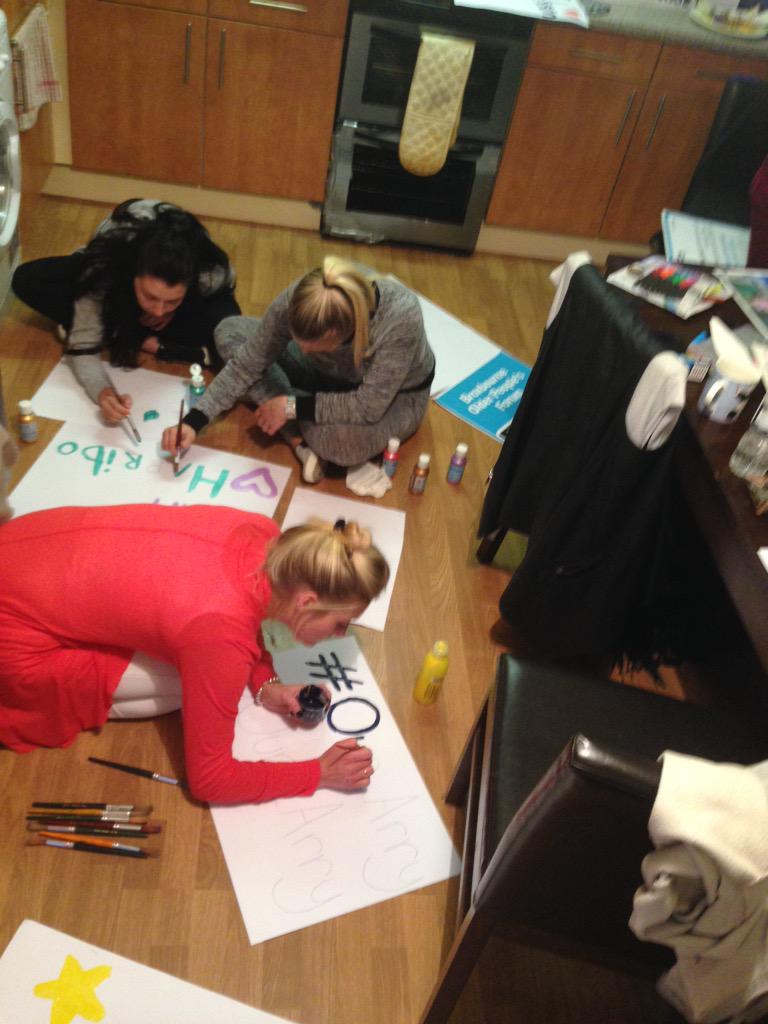 Our_Arry's tweet photo. Banners are made and ready http://t.co/cjxnU8kFug