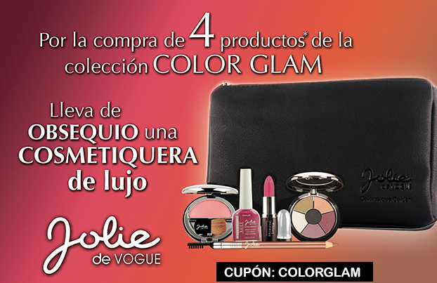 AlmaShopping_co's tweet photo. ¡GRATIS cosmetiquera! Por la compra de #maquillaje #ColorGlam @CosmeticosJolie cupón:COLORGLAM➥http://t.co/e3chyJRWso http://t.co/gf79z1iHnt