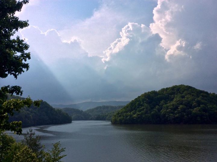 RealAppalachia's tweet photo. “@SWVApost: RT @WCYB_Michaels: Thanks to Tom for this pic of Watauga Lake during this afternoon’s storms.  #TNwx http://t.co/wb4HtTHDYx”