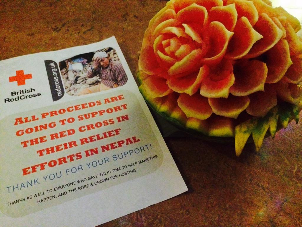 donnahillyer's tweet photo. What a fab @E17popup Nepali meal at @roseandcrownpub to raise much-needed funds. To donate: http://t.co/jmlAXbafOZ http://t.co/rmMiYeR18u
