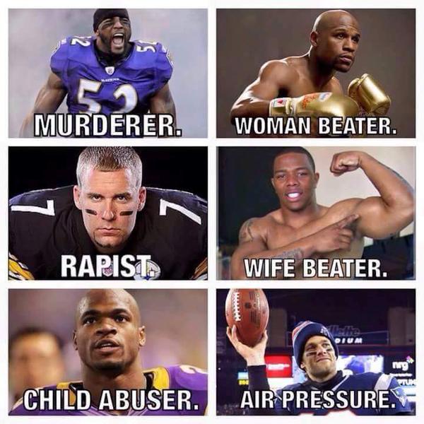 yesallwomen's tweet photo. A picture is worth a thousand words. #YesAllWomen #DeflateGate http://t.co/N8HQFqwJhY