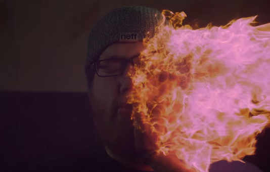 Cheezburger's tweet photo. Anyone brave enough to try the "slap of fire?" http://t.co/hDCqLImGbH http://t.co/JJbcwfgcSP