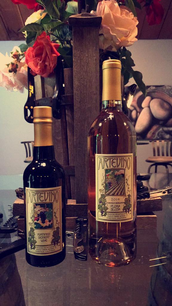 Our 2014 Flora Blush and Fortified Dessert Wine are finally released! Come on up and get yours! <a href="/artevinowine/">Maple Creek Winery</a>