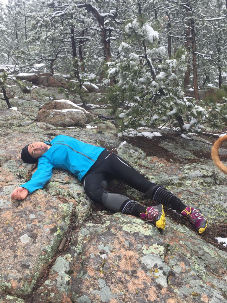 RedFoxGear's tweet photo. "In the event of meeting a she-bear, fall down and keep silent." #redfoxadventurerace @Polartec http://t.co/hpqDO3lUoB