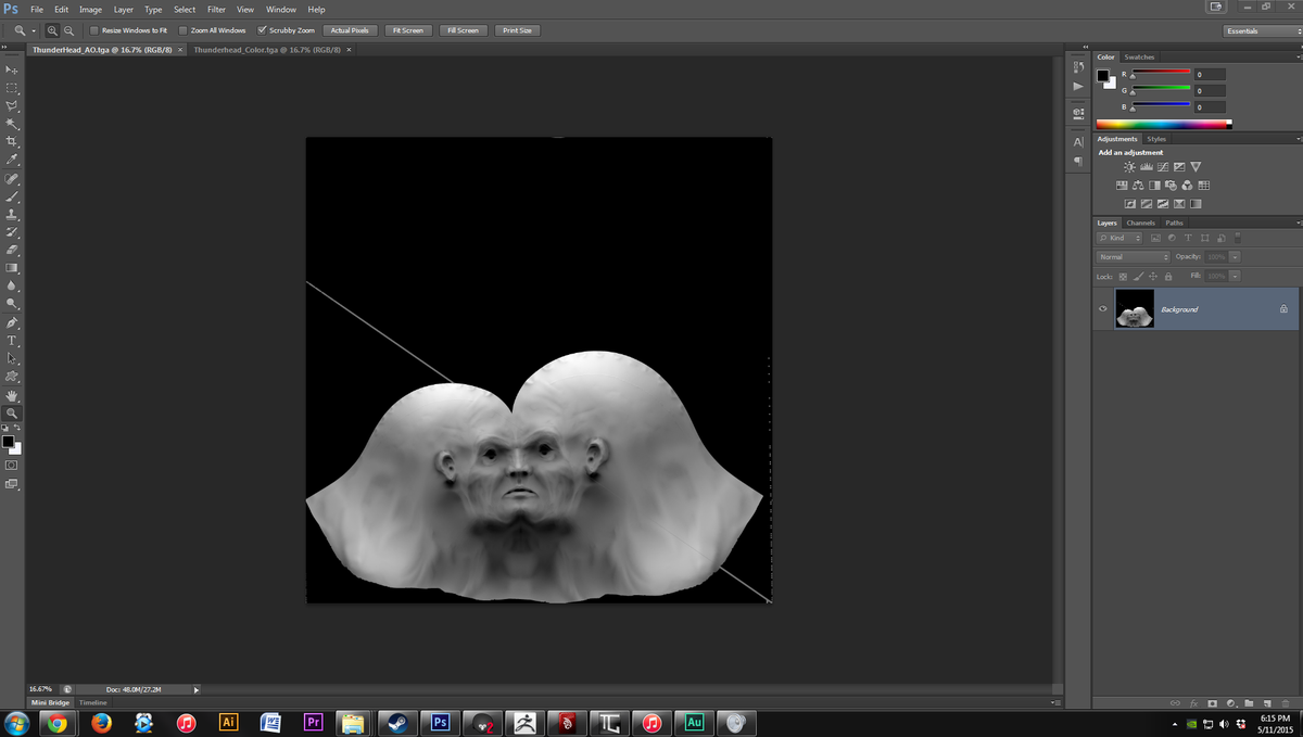RichardCook1985's tweet photo. Today is the day I found out a rendered #3D Ambient Occlusion #texture map can indeed haunt my nightmares http://t.co/yw7010Mm6J