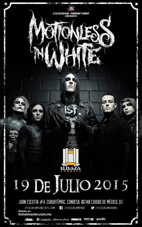 EyescreamProd's tweet photo. . @MIWband regresa a nuestro país el próximo 19 de julio en @El_Plaza_ http://t.co/f1ZDKrdmFn