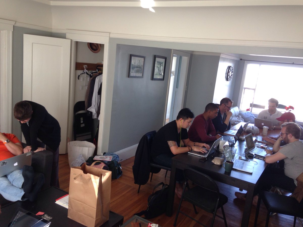 It's @Tattoo_Hero @Travelabulous <a href="/Faevo_Rewards/">Faevo</a> <a href="/TCMarketplace/">Treasure Chest</a> <a href="/ioAcceleration/">BusinessAcceleration</a> @Squanto_Inc  #OTTinSF #LoveIt