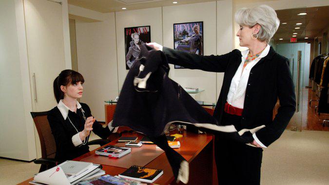 THR's tweet photo. 'Devil Wears Prada' Stage Musical In the Works http://t.co/miErgJkZj2 http://t.co/l7ViAvRqxe