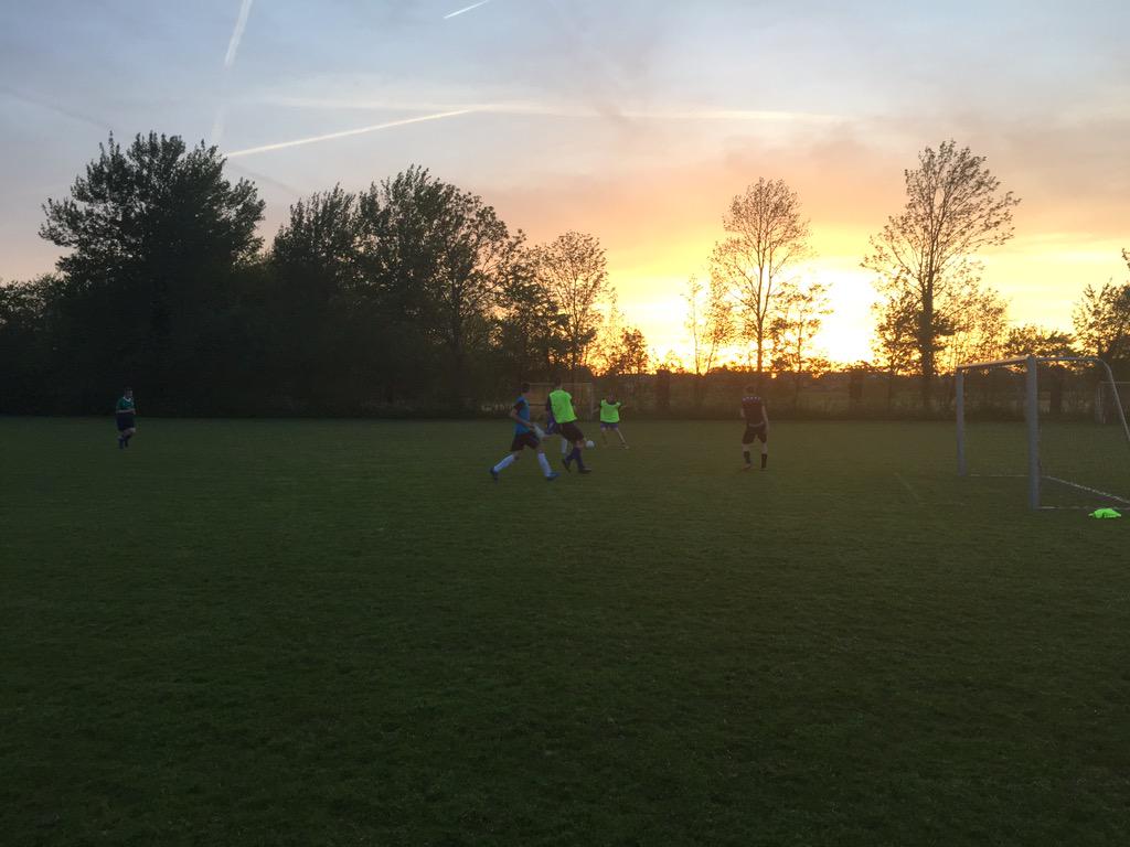 Laatste training SV Hillegom B4 dit seizoen