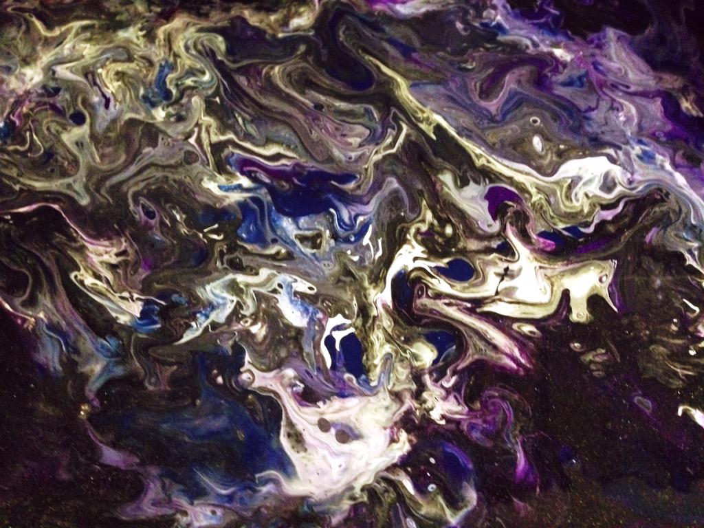 FireflyPaints's tweet photo. "Hyperventilating" Acrylic paint on stretched canvas. #painting http://t.co/nBHG9FUVyo