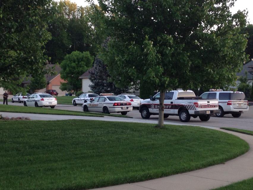 CapitolCityNow's tweet image. A man has barricaded himself inside a home in Chatham's Sweet Briar subdivision. He's by himself according to police