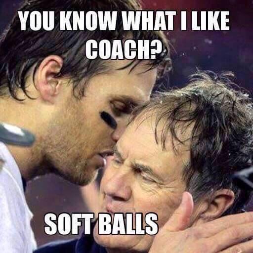 COSportsNut's tweet photo. We all knew it and now the secrets out! Brady loves soft balls!!! #CheatingBrady #CheatingIsCheating #Cheatriots http://t.co/OTBB4FqsXs