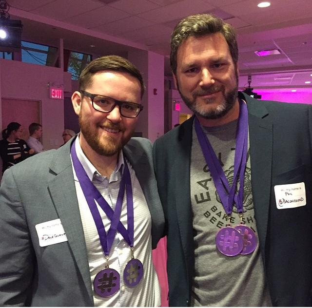 baconhound's tweet photo. 2 men, 4 #yeggies. 1 great night. @davecournoyer @yeggies #yeg http://t.co/KeUJtyRcn4