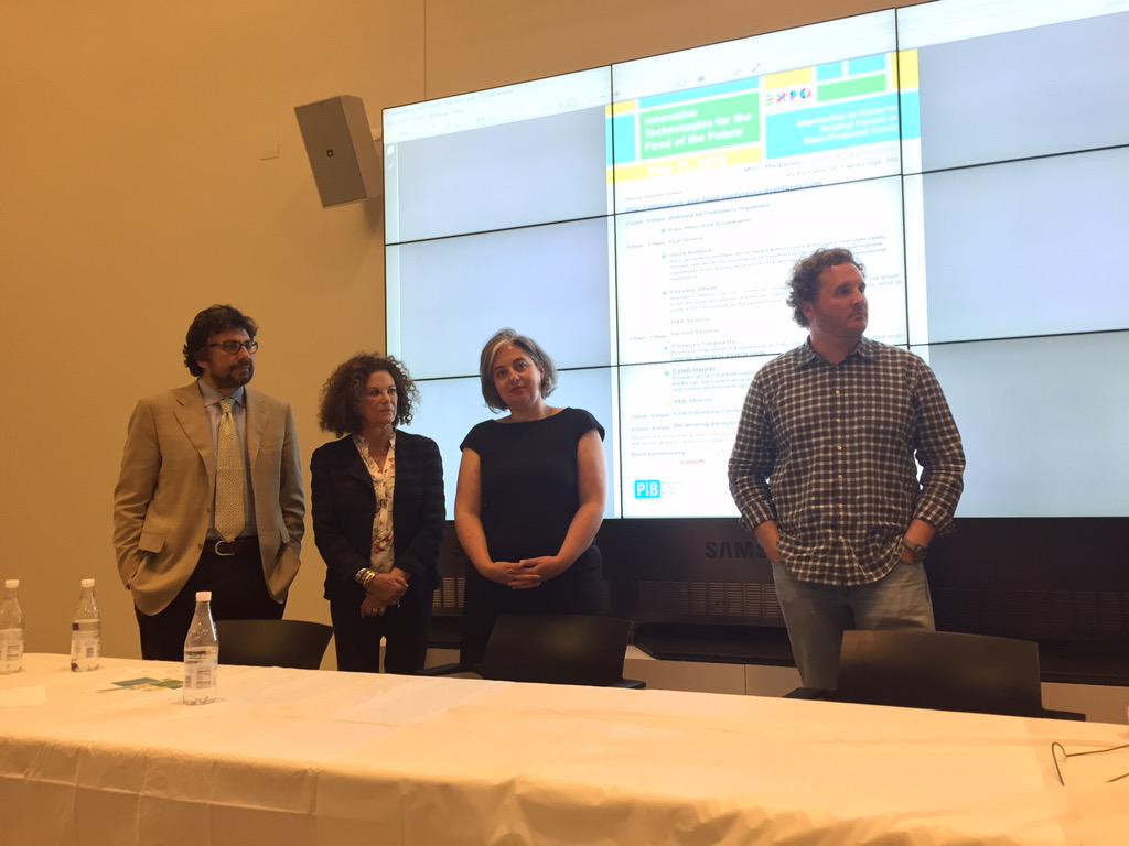 PI_Boston's tweet image. Thanks to our amazing speakers for great"Food of the Future"event @fio99re @violabuitoni Caleb Harper Claudia Vitelli