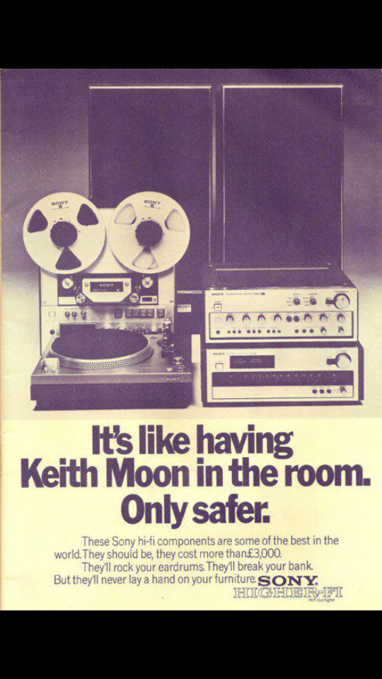 BestOfAds's tweet photo. Sony ad, 1973. http://t.co/bDwAWjYMyA
