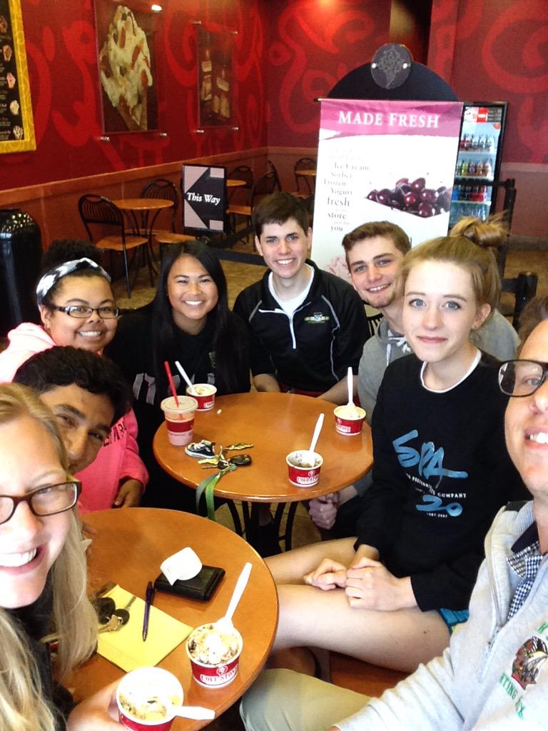 RRactivities's tweet photo. Class at Cold Stone today! #MissYouKate #StuCoPerks http://t.co/8pV6ScffFJ