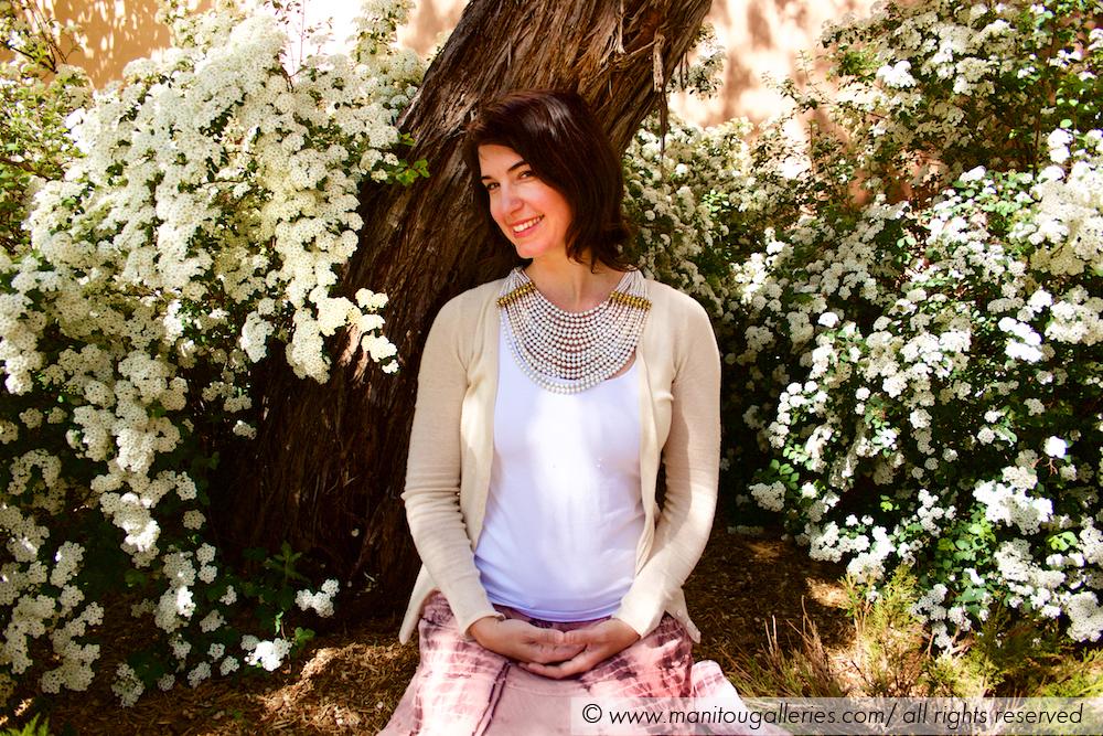 Spring time in Santa Fe is truly breathtaking <3 #MashaArcher #necklace #SpringTime #Pearls