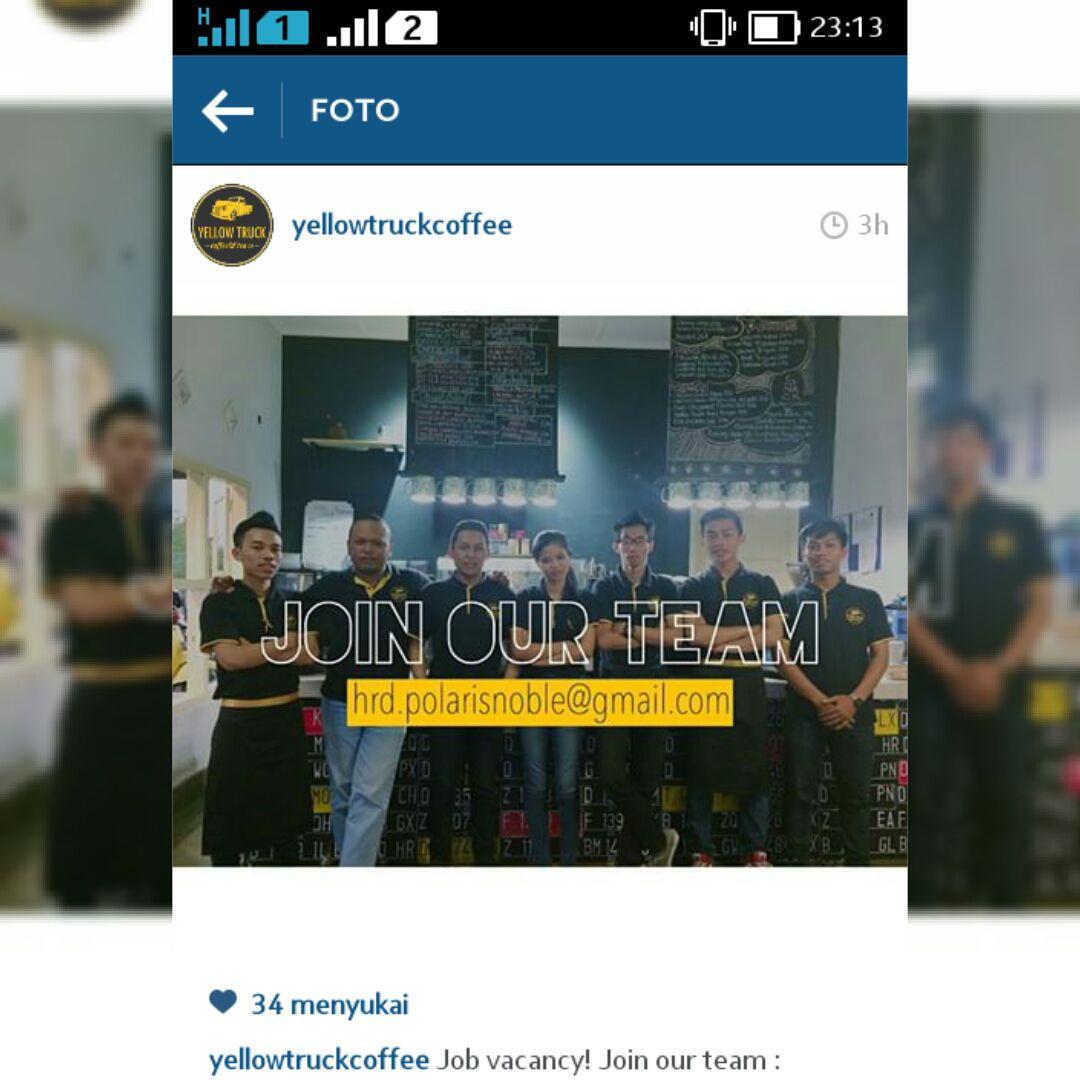 Yellow truk Coffee jln linggawastu no 11 bandung