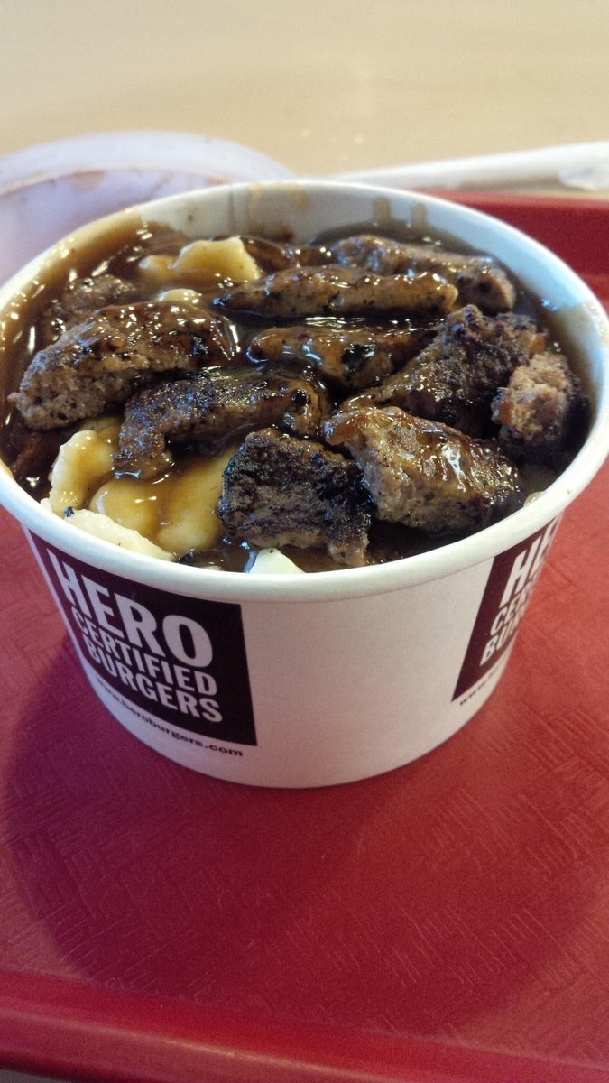 dancingBonbon's tweet photo. Now this is a #beefpoutine! @HeroBurgers http://t.co/4yW6UrGMZF