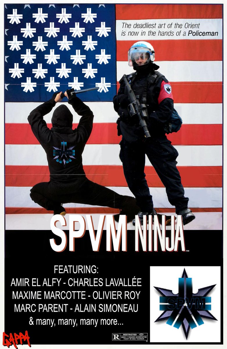 AmiEs #GAPPA!
Saviez-vous qu'Amir El Alfy, voleur d'iPhone, était le mystérieux <a href="/SPVM/">Police Montréal</a> NINJA?
gappasquad.wordpress.com/2015/05/11/spv…