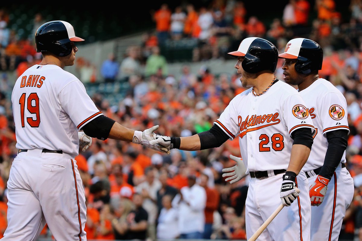 SportsCenter's tweet photo. Manny Machado, Chris Davis, and Adam Jones go yard as Orioles beat Blue Jays, 5-2. http://t.co/xi8JvFGsOc