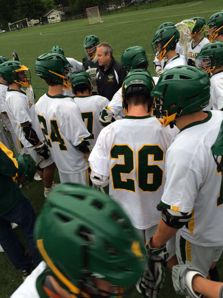 Coach Butler running the big timeout, up 8-6 with 1:30 left.