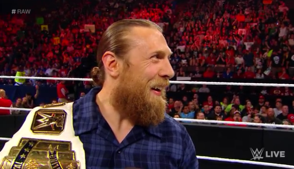 WWE's tweet photo. #ThankYouDaniel!
#RAW @WWEDanielBryan http://t.co/IuswByE6fm
