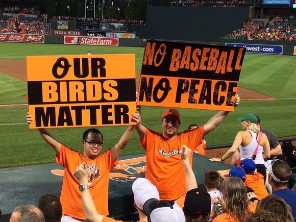 city_paper's tweet photo. Classless "fans" mar #ReOpeningDay: http://t.co/pnIptlaiEP http://t.co/3bufcXxwvq