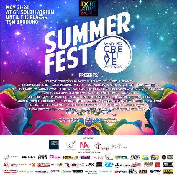 #BCW2015 Presents Live Music Ngamplag Live InfoBDG. May 23 at BCW Venue The Plaza TSM. Info <a href="/idcreativeworld/">sewadisplaybazaar</a> FREE!