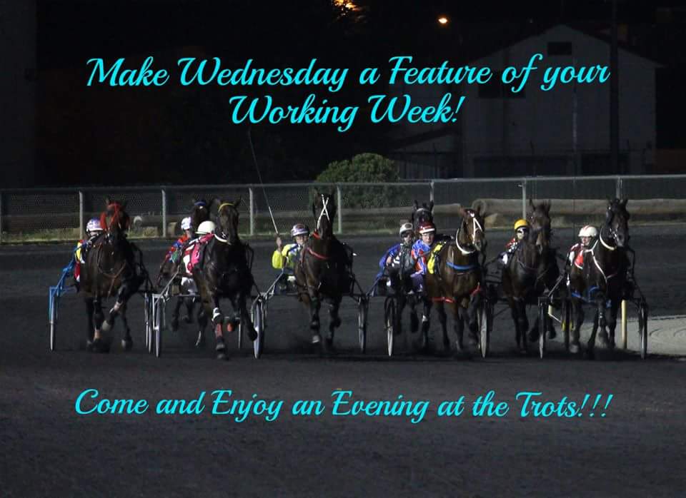 This Wednesday!
8 race program beginning at 5 : 00pm Come along for fast paced racing!