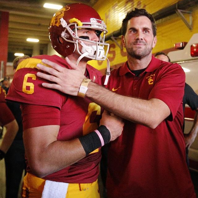 At  -- Happy birthday to Cody Kessler and Matt Leinart! Born a decade apart, but sharing a 