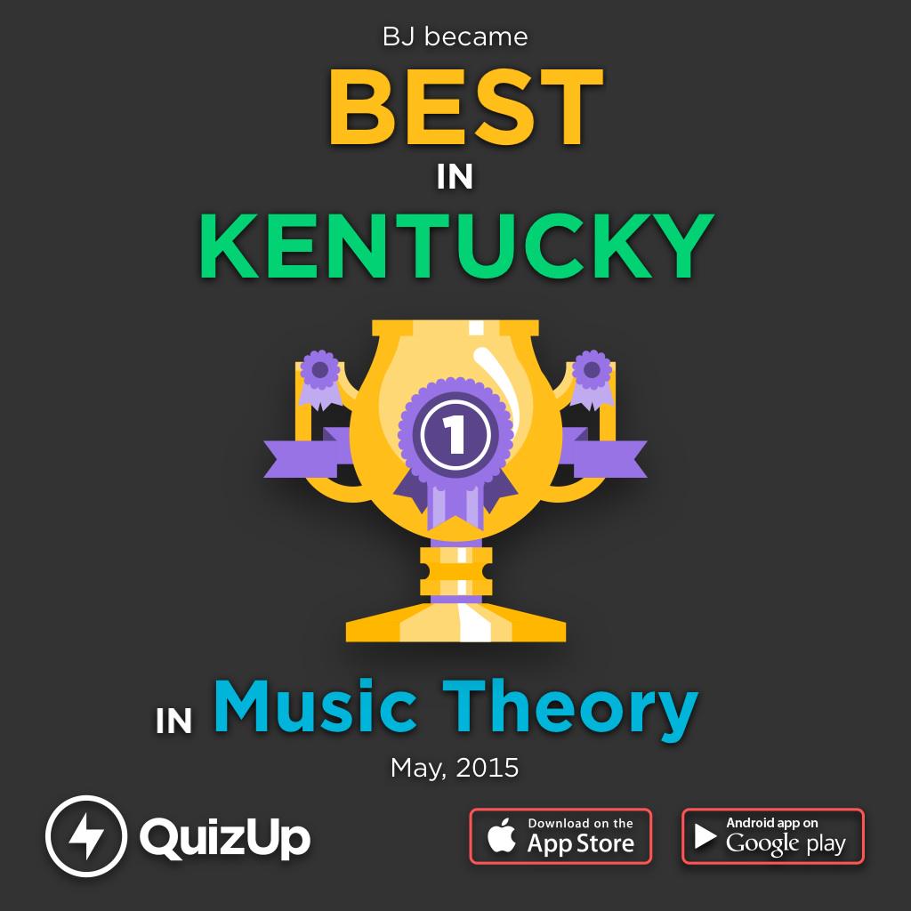 BobbiejoVice's tweet photo. Woohoo! I’m Best in Music Theory on @QuizUp http://t.co/KfBgLMRo6D http://t.co/IgDYF1mKst