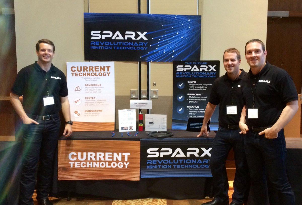 SparXTechnology's tweet photo. The team manning the 2015 UT GVLIC @SparXTechnology booth! Thanks to all the investors who made it by to learn more. http://t.co/SjFezRIvSm