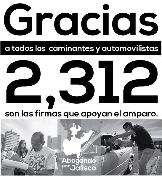 Gracias a todos!!!!!! #AbogandoPorJalisco