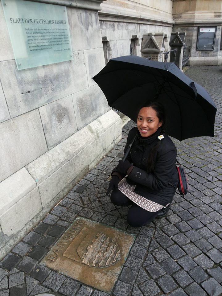 Lambang kota Bandung di Braunschweig :)