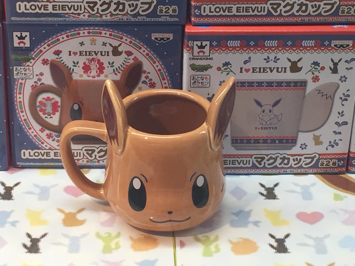 タイトーステーション 海老名ビナウォーク V Twitter 景品 本日新入荷 ｉ Love イーブイマグカップ かわいいイーブイの マグカップです 全2種となってます 今日は 全台１００円デー タイステ海老名 ゲーセン ポケモン Http T Co D7pz8hozpq