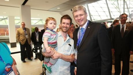 CBCCanada's tweet photo. Chris Lloyd, Conservative candidate, 'messing with' party http://t.co/ukqjN58h5x http://t.co/T9jNvqDGaR
