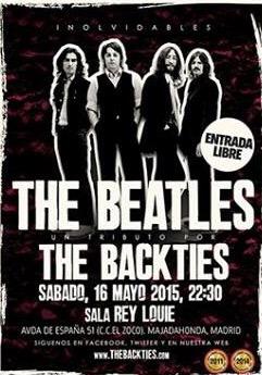 reylouie_bar's tweet photo. Este sábado 16 de mayo el mejor grupo tributo a los Beatles en el Rey Louie @Backties http://t.co/dcMPwrzie4