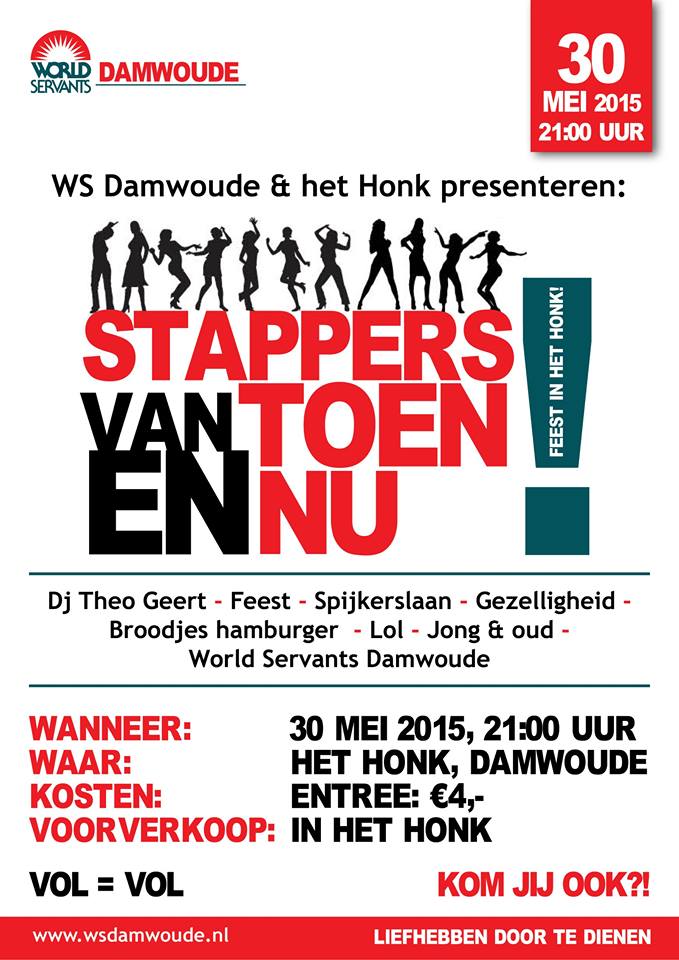 hun reis naar Ecuador te dekken! Entree gaat volledig naar World Servants. Kaartverkoop start morgenavond! 2/2