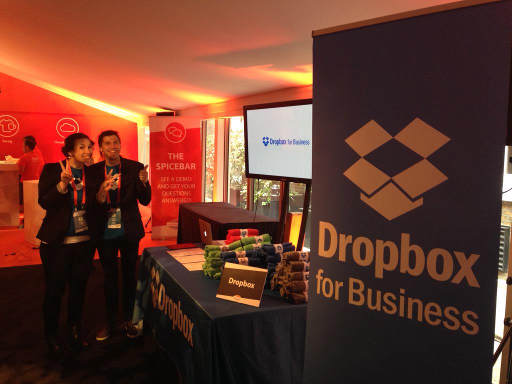 alicetynan's tweet image. Morning London! @DropboxBusiness is all set for #SpiceWorldLondon - come say hi :)