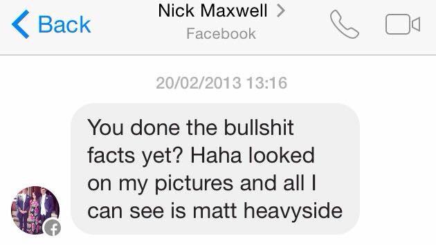 Happy Birthday to the person who was originally behind the whole idea of this account/joke/idea, Nick Maxwell. 