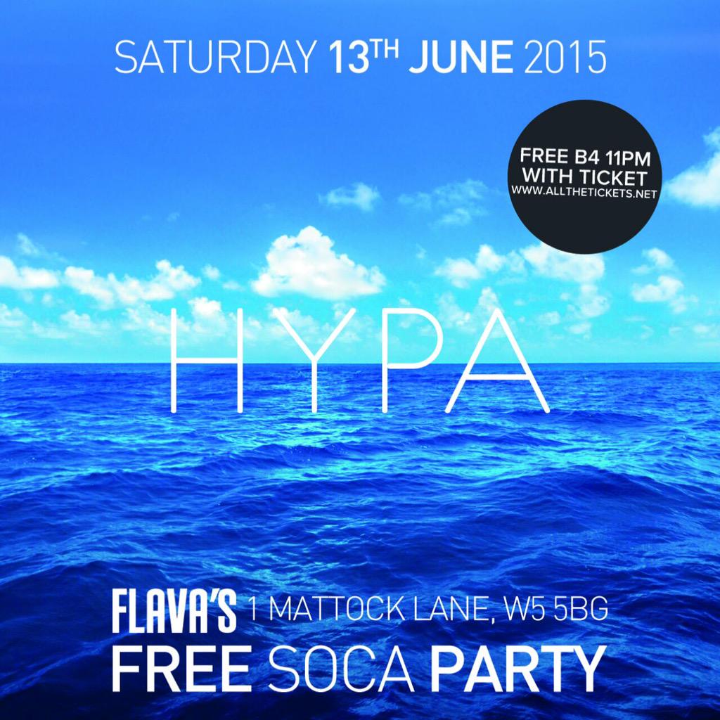 FlagzPromo's tweet photo. #HYPA: The #FREE #SocaParty 

Tickets available at: http://t.co/ekQBYUCdYR http://t.co/faIufj4fDp