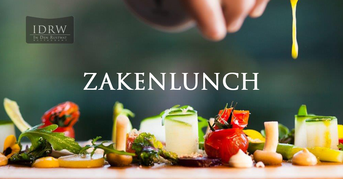 Zaken bespreken tijdens de lunch? Reserveer nu via: bit.ly/1HibxD5