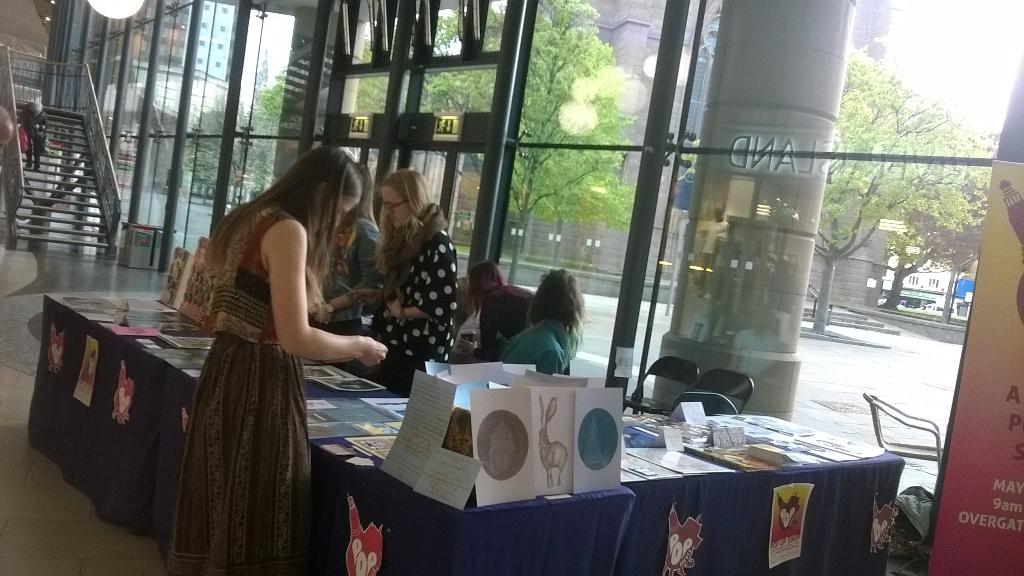 vicky_stephen94's tweet photo. Day 2 of #POPDUNDEE! We have another amazing day of art in store at the @Overgate. @DJCAD @STVDundee http://t.co/AblvBK7oS4