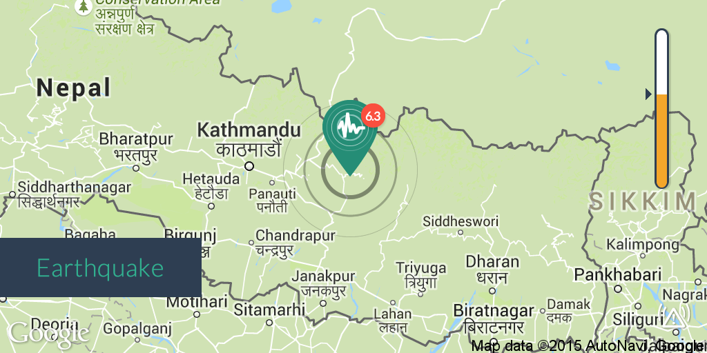 emgw_earthquake's tweet photo. Earthquake: M6.3 33km NNE of Ramechhap, Nepal http://t.co/wfygbZch2p #earthquake http://t.co/ymhtbUjrM4
