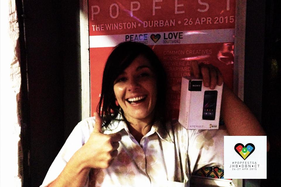 SaPopfest's tweet photo. Meet our #xperiapopfestsa winners!Farah Fredericks(CT) Kelli Erasmus(DBN) Sean from @TheMotherlandSA(JHB) #popfestsa http://t.co/2r5ZMBozIz