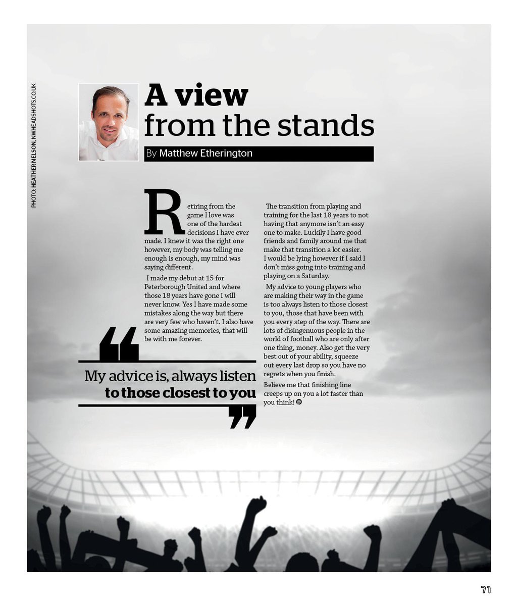 Proplayermag's tweet photo. A view from the stands.... #advice #football #18years #ability #time #flys @mattyethers http://t.co/iNAfeMRg3J