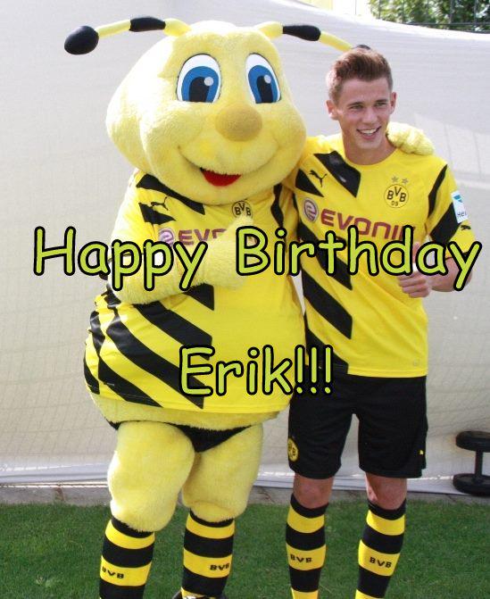 Happy Birthday Erik ! Alles erdenklich gute zum 23. Schlüpftach!  